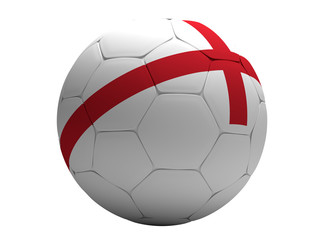 England english soccer football 3d rendering