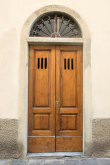 italian door in small village