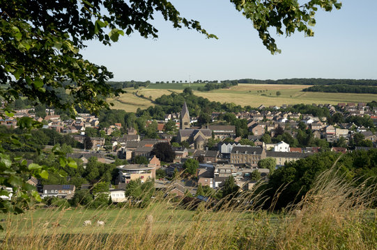 uitzicht op Gulpen in Zuid-Limburg