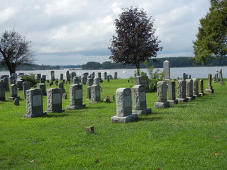 Graveyard in St. Mary's City, Maryland