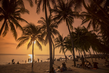 Fototapeta na wymiar THAILAND CHONBURI BANGSAEN BEACH