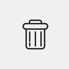 Trash Vector Flat Icon