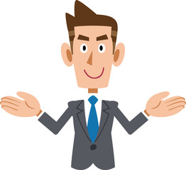 ビジネスマン　提案
