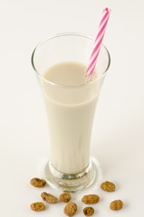 Tiger nut milk. Horchata de chufa.