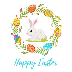 Easter day greeting card