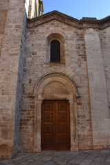 Fototapeta na wymiar Italy, Puglia region, Casamassima, side entrance of the Mother Church