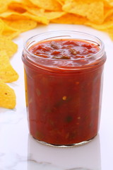 Hot salsa dip