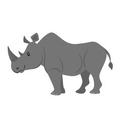 Obraz na płótnie Canvas zoo animal - rhino