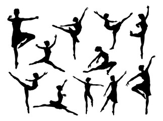 Ballet Dancer Silhouettes © Christos Georghiou