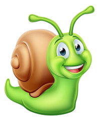 Snail Cartoon Character