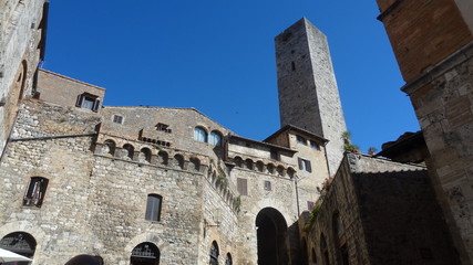 San Gimignano, Toscane, Italie, 