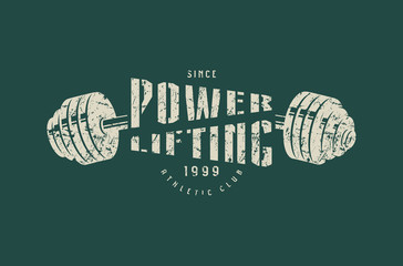Emblem of the powerlifting club