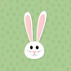 Easter bunny - icon. Symbol of Easter. Vector.