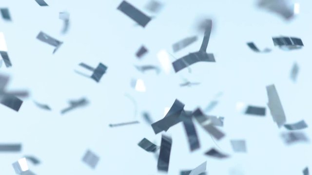 Colorful confetti explosion. Party background.