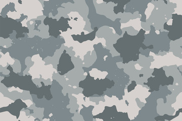 Camouflage seamless pattern. Trendy urban camo, repeat print. Vector illustration. © faber14