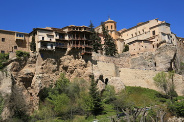 Fototapeta na wymiar Casas colgadas, Cuenca, España