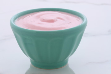 vintage greek strawberry yogurt