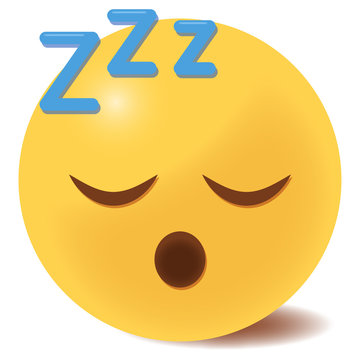 Emoji schlafend - 3D