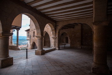 Town of Monroyo in the Mantarraya region of Spain Aragón Teruel