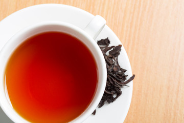 morning tea on the table