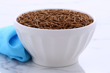 vintage bran cereal breakfast