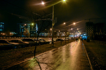 Fototapeta na wymiar evening Kharkov