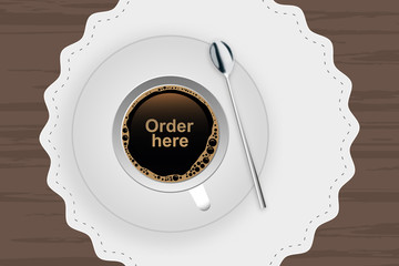Kaffeetasse mit Untertasse - Order here