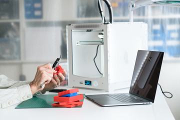 development of a model device for printing on a 3D printer