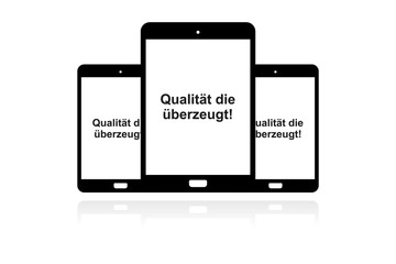 Tablet Banner - Qualitaet die ueberzeugt