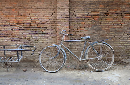 Old bicycle Kathmandu Nepal