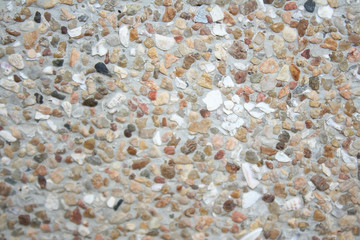 Small rock with hamper seamless pattern decorative on wall background