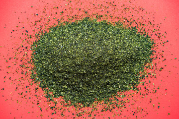 Dried aonori seaweed flakes © marcin jucha