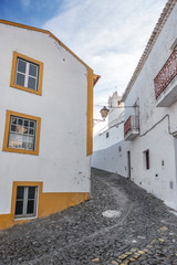 Streets of the old tourist town of Mertola. Portugal.