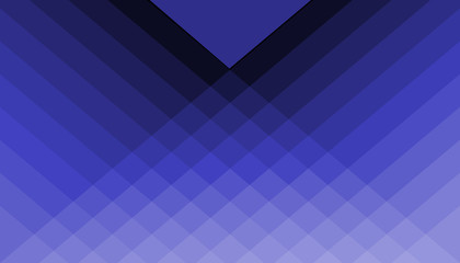 Stock Illustration - Blue Geometric Pattern, 3D Illustration, Modern Blue Background.