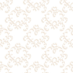 Floral pattern wallpapers in the style of Baroque . Modern texture illustration