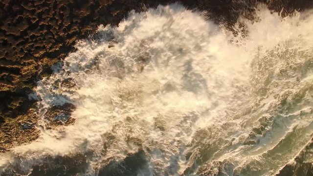 4k San Diego Coast Sunset 007. PART 1 High Vertical Ascent