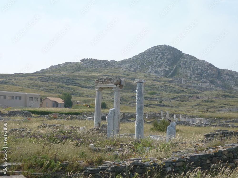 Sticker délos, cyclades, grèce