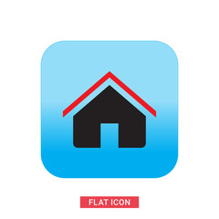 Home Ellipse Black Vector Icon