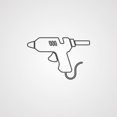 Glue gun icon
