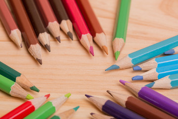 colorful pencils