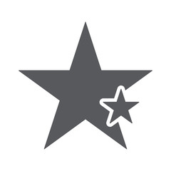 Star icon with star sign. Star icon and best, favorite, rating symbol
