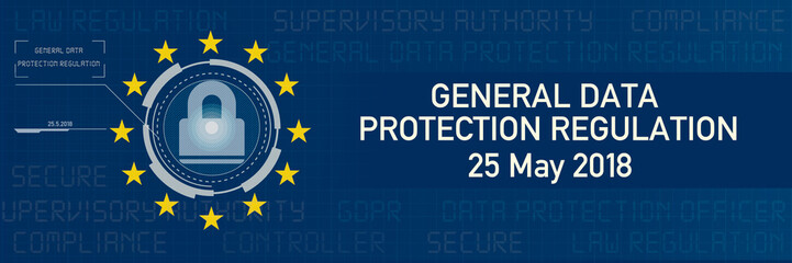 Banner General Data Protection Regulation GDPR