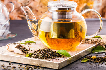 Frisch gebrühter Tee