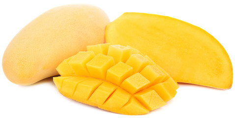 Fototapeta premium mango fruit isolated on white background