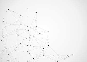 Illustration, global creative social network connection