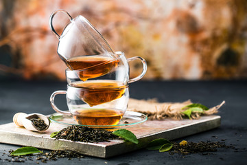 Frisch gebrühter Tee