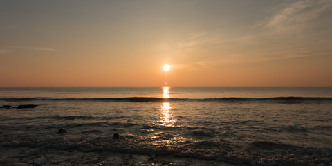 Sunset over Sea