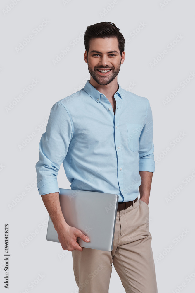 Wall mural confident businessman.