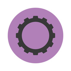 Gear icon, logo