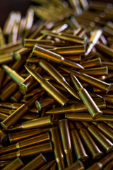 Hundreds of rifle bullets